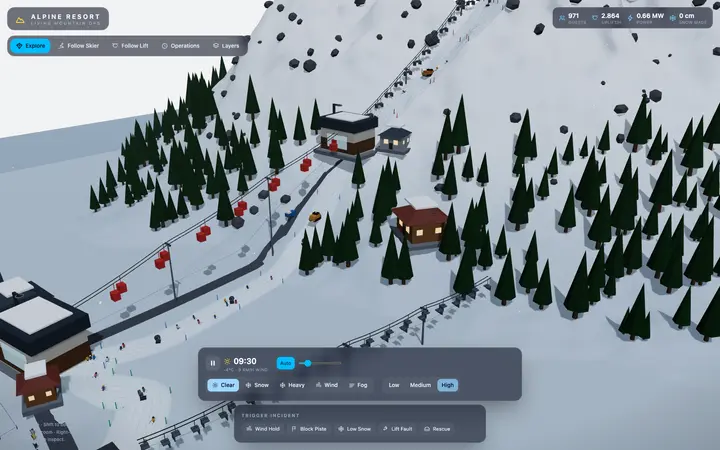 Screenshot: Alpine Resort