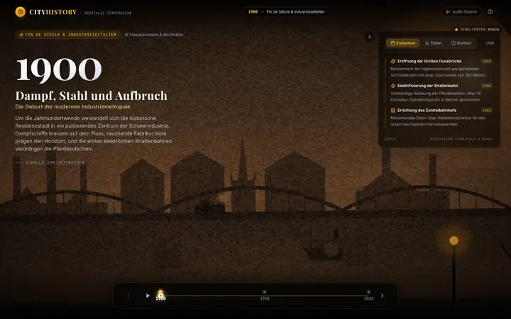 Screenshot: CityHistory