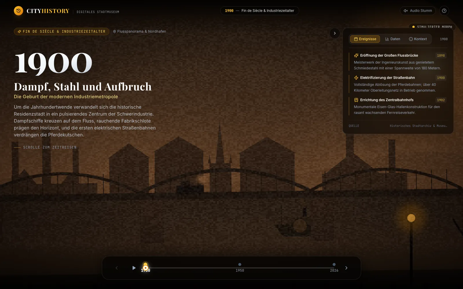 Screenshot: CityHistory